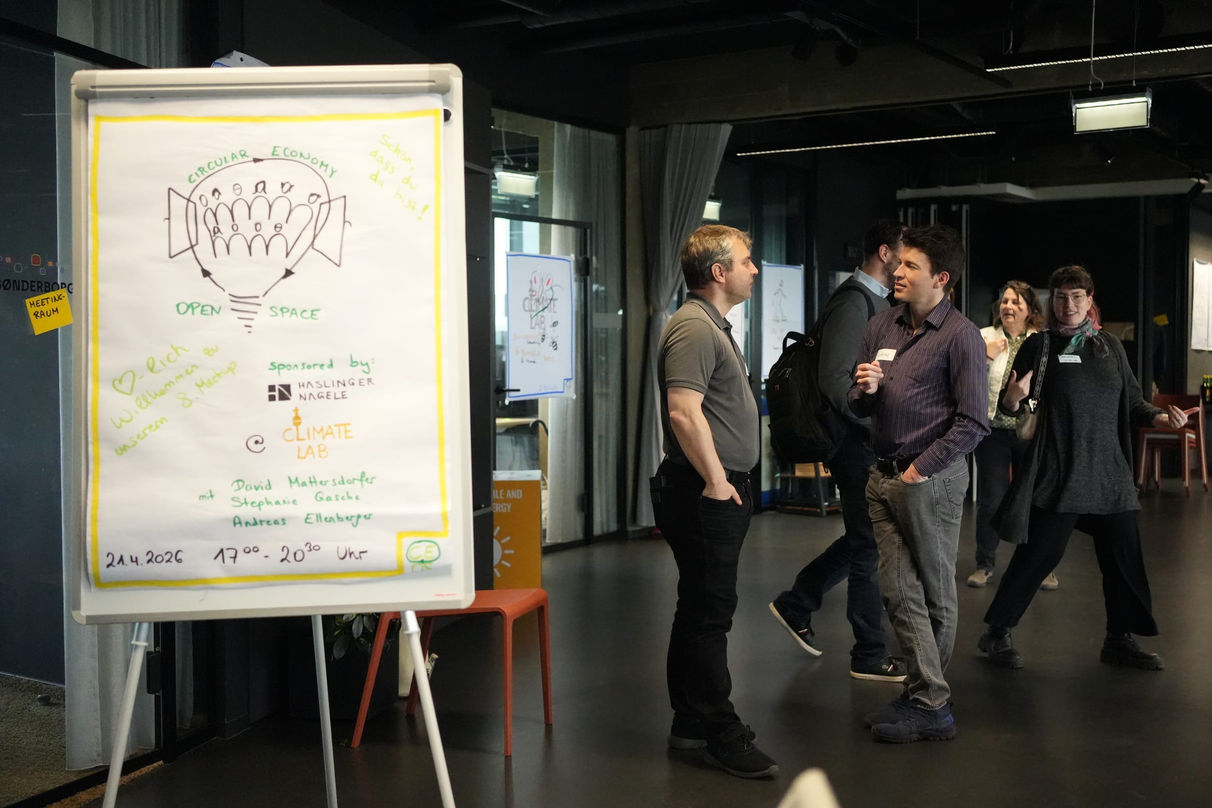 Group discussion at a breakout table