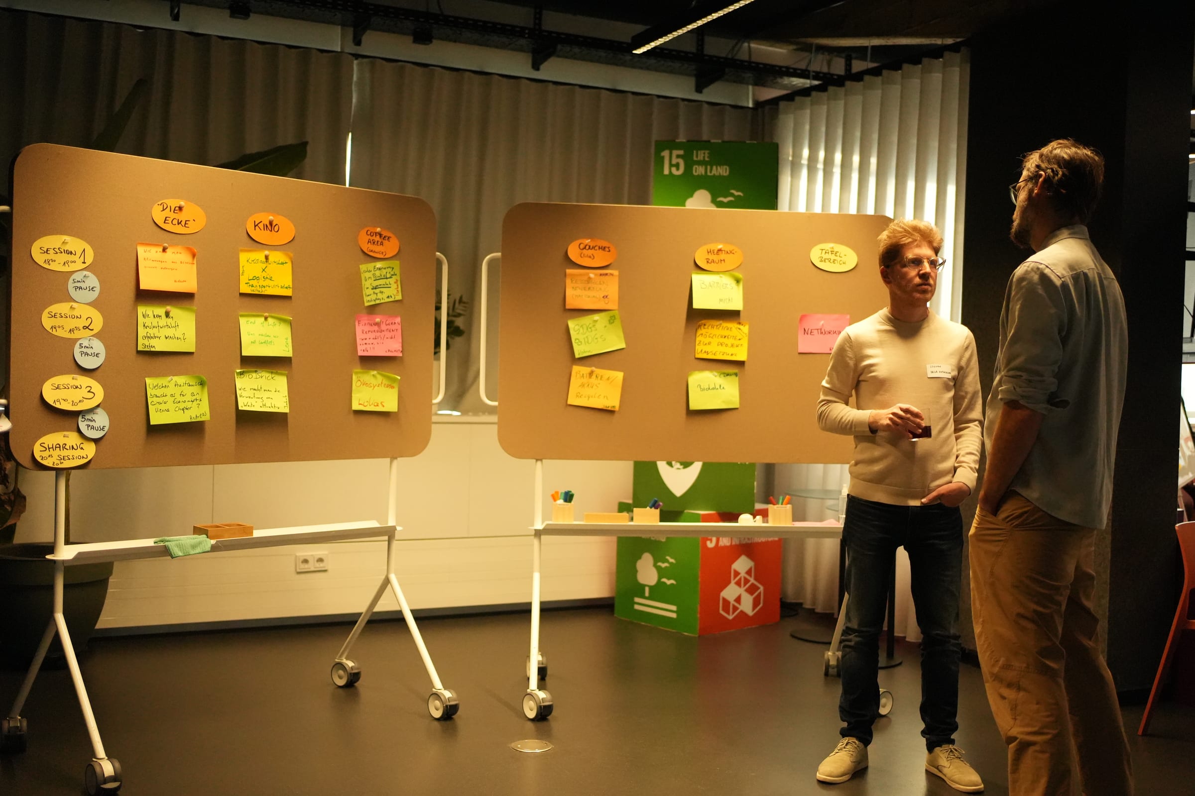 Open space session in progress